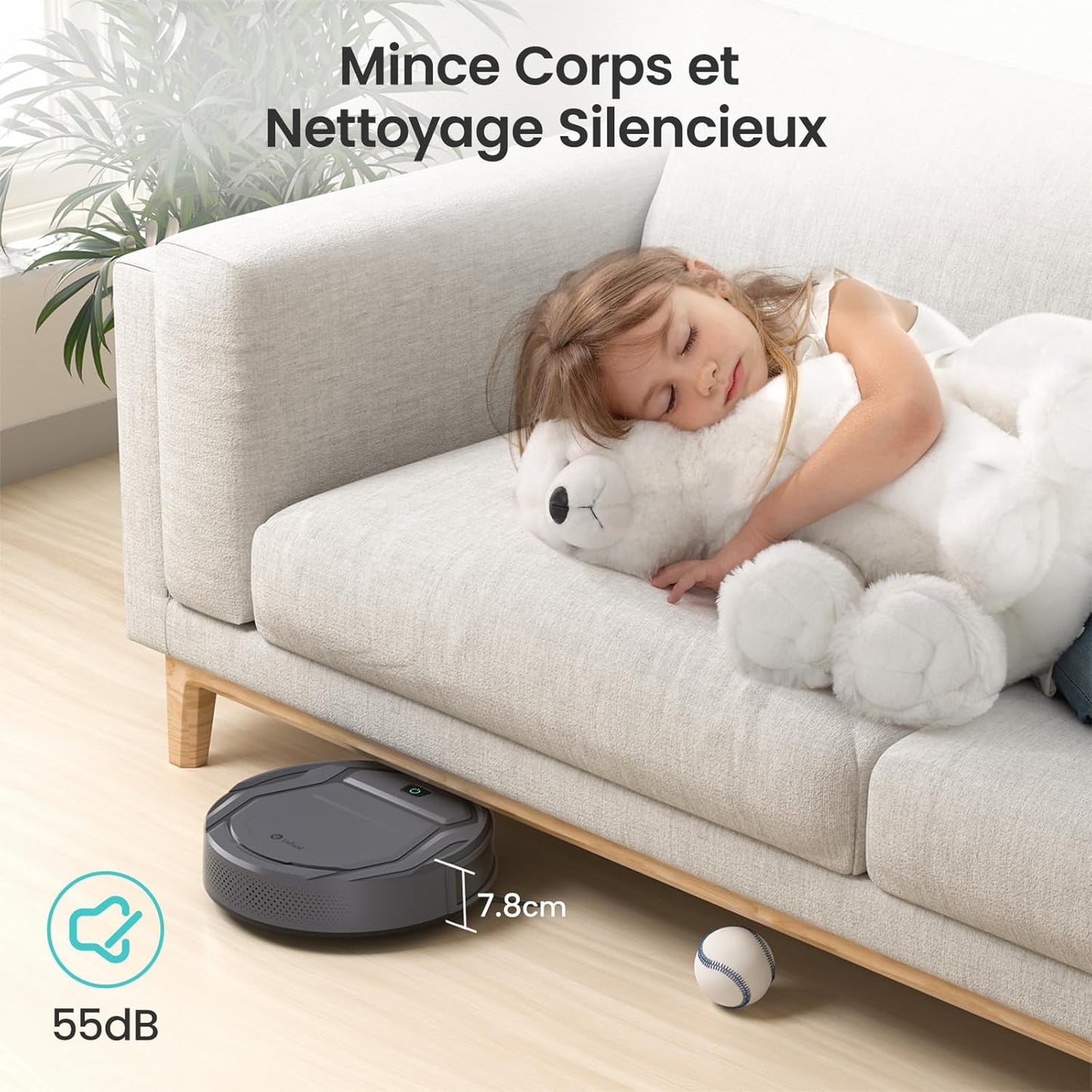 Lefant M210 Pro Aspirateur Robot