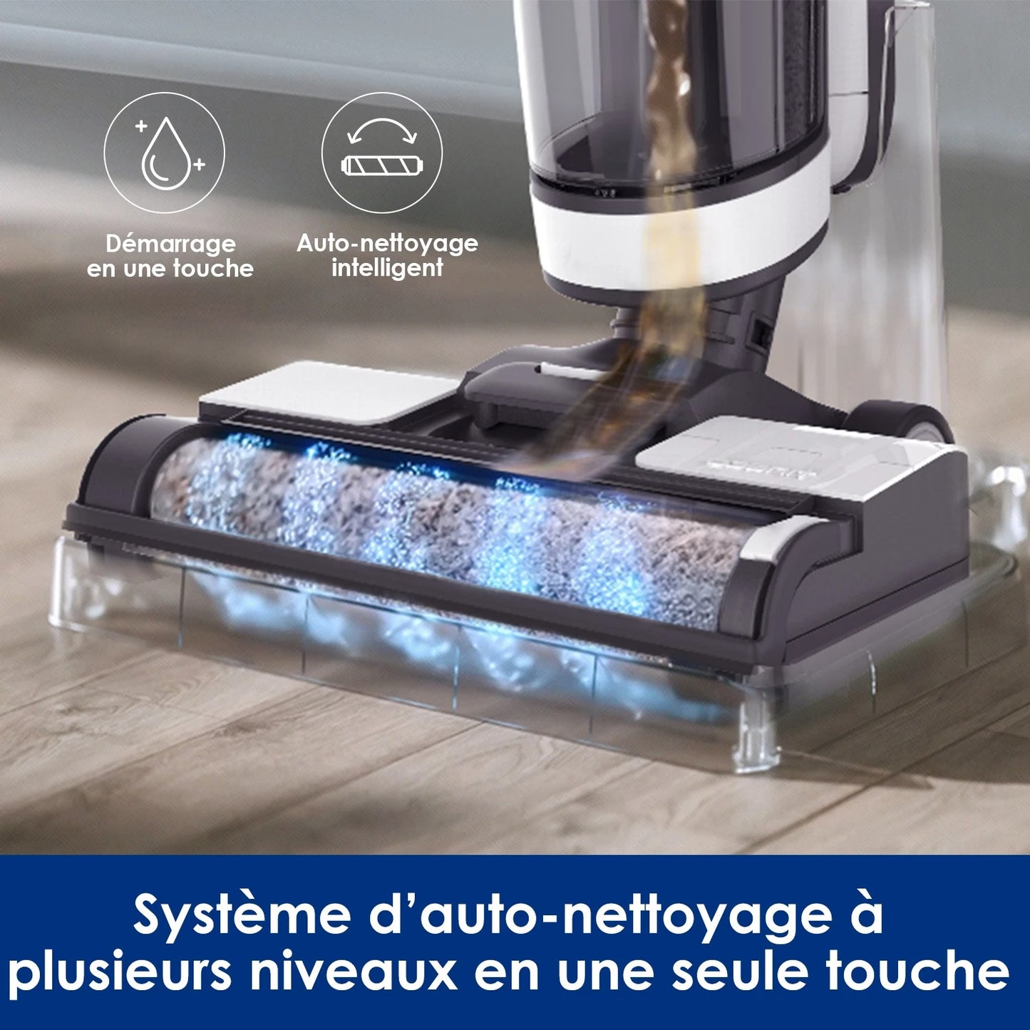 Tineco Floor One S3 Breeze Aspirateur Laveur Eau et Poussière